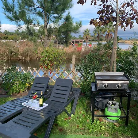 Siblu Village Les Viviers Bassin D'arcachon Mobile Neuf Climatise 3 Campsite